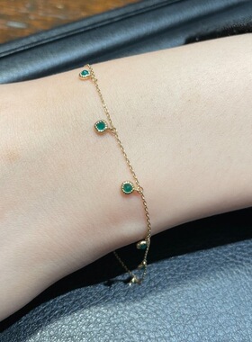 跨境仿珍珠串珠手链锆石五角星流苏吊坠花朵手指链时尚百搭饰品