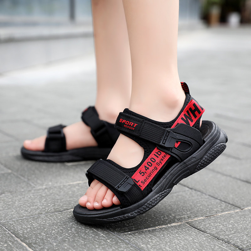 男童凉鞋夏季中大童软底耐磨防滑运动儿童沙滩鞋男孩时尚学生童鞋