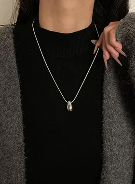 钛钢秋冬高级感不掉色长款毛衣链