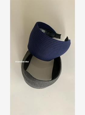 LONSLAN ACC 易梦玲同款质感坑边简约百搭运动感十足宽边头饰发箍