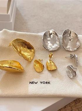 3Art秋冬新款Aboa*小众圆盘抽象Normcore手工纹理优雅的多功能耳