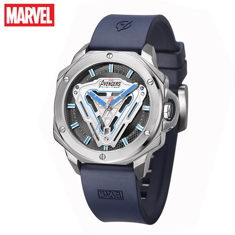 漫威钢铁侠联名男款学生机械手表