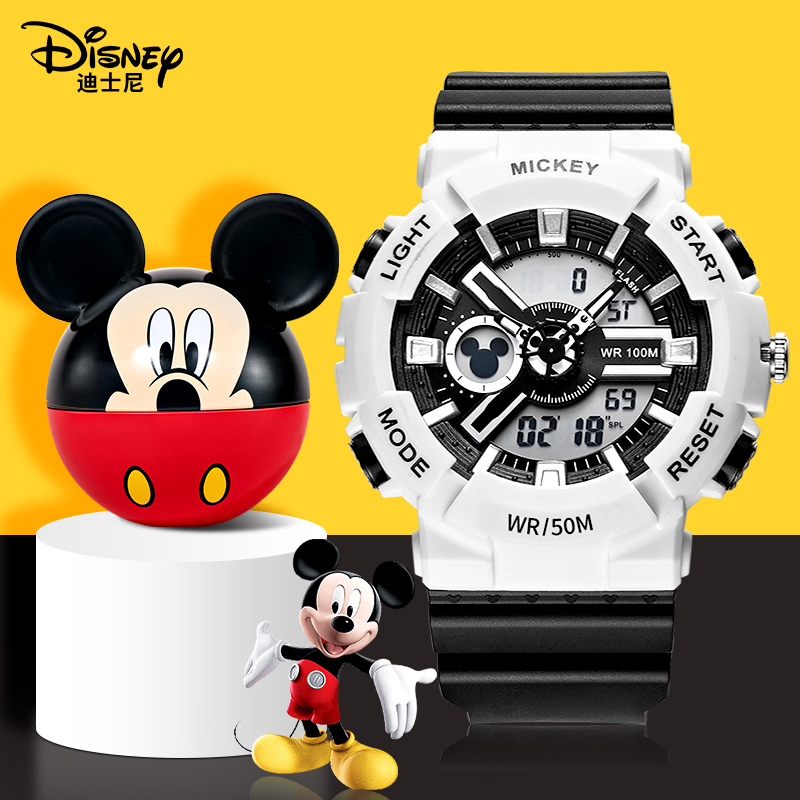 迪士尼运动初高中生男孩电子手表