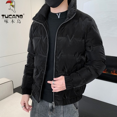啄木鸟2025新款男士羽绒服