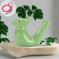 Чистый цвет зеленый павлин [с веревкой]