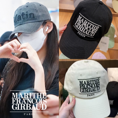 新款现货 marithe 帽子 棒球帽 鸭舌帽刺绣户外休闲运动帽 男女款