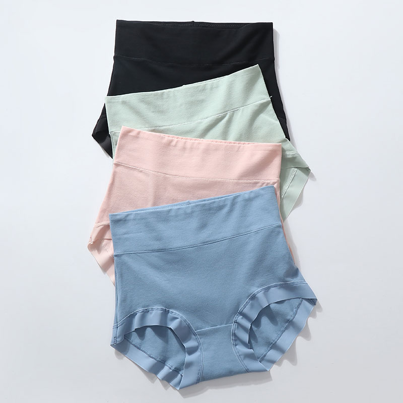高腰收腹轻薄柔软纯棉透气三角裤