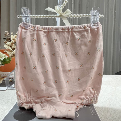 高腰全棉印花内裤轻薄透气大码