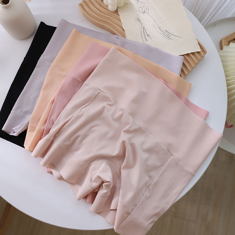 外贸内裤女原单日单出口日本中高腰平角收腹安全裤女士纯棉四角裤