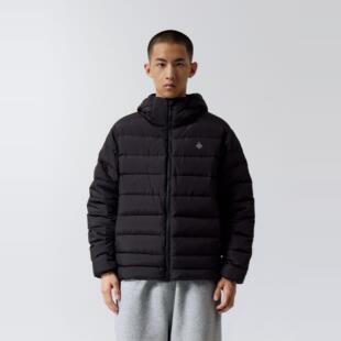 OCTOBEE LAB【800蓬95白鸭绒】轻薄保暖连帽内胆排骨羽绒服冬外套