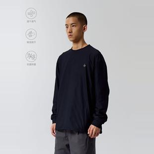 OCTOBEE T恤男女 LAB觅风与室户外运动吸湿抗菌训练速干衣抽绳长袖