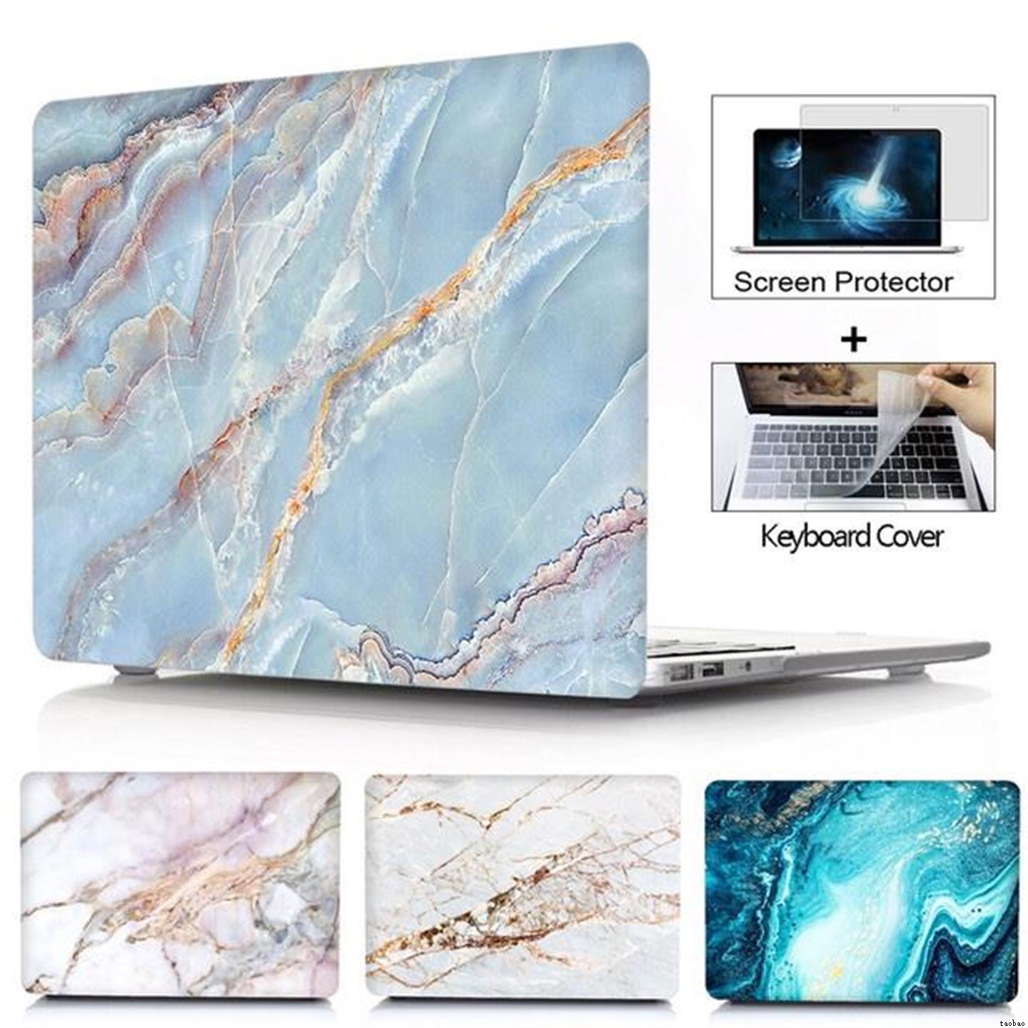 Laptop Case适用于Macbook Air M4 A2681 A3113 Case A2941 A2338 M1 A2337 M2 A2442 A2779 M3 Marble Cover