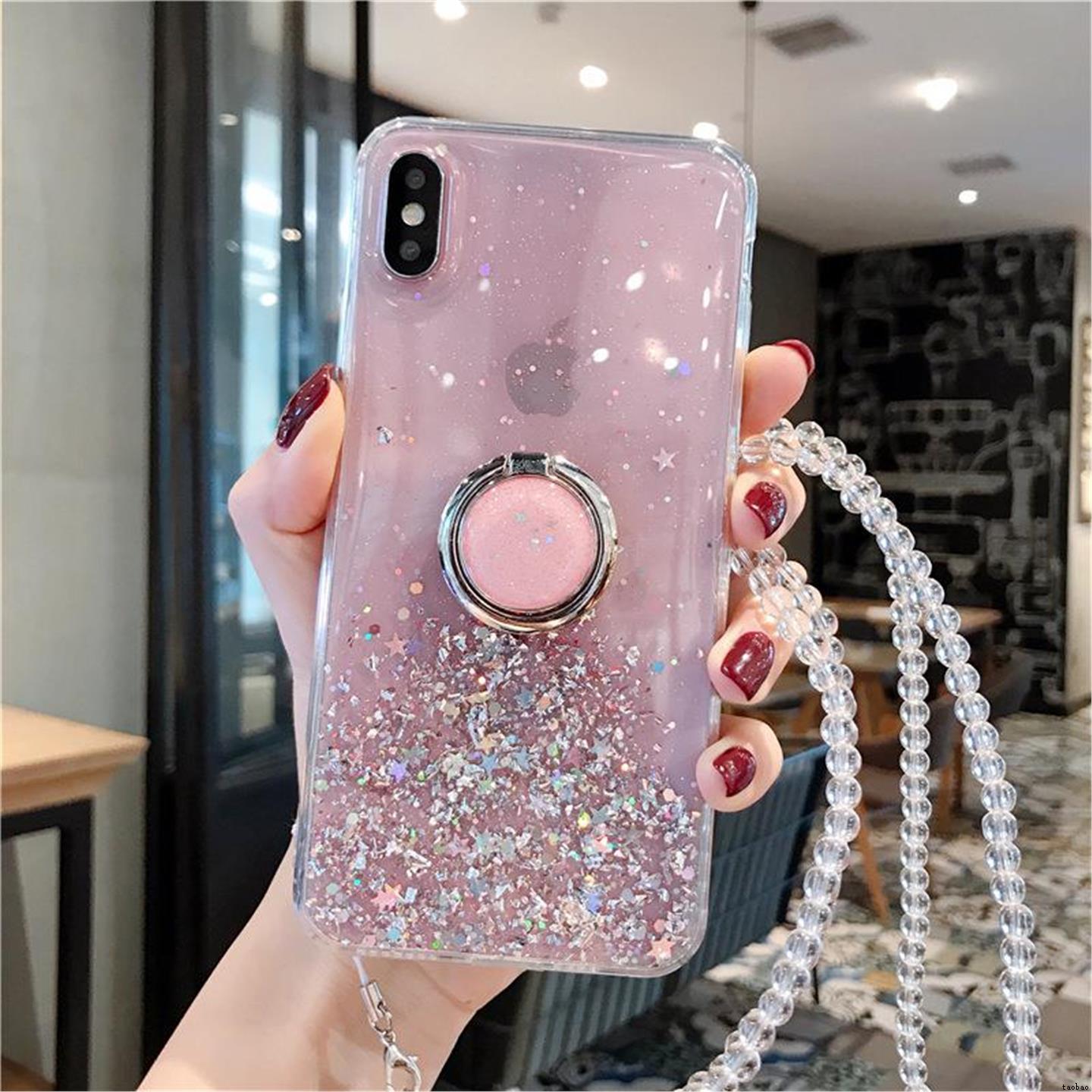 适用OPPO Realme C55 Slim Case OPPO RENO 13 12 11 Pro Lanyard Cover OPPO A93 A94 A72 A52支架保护壳