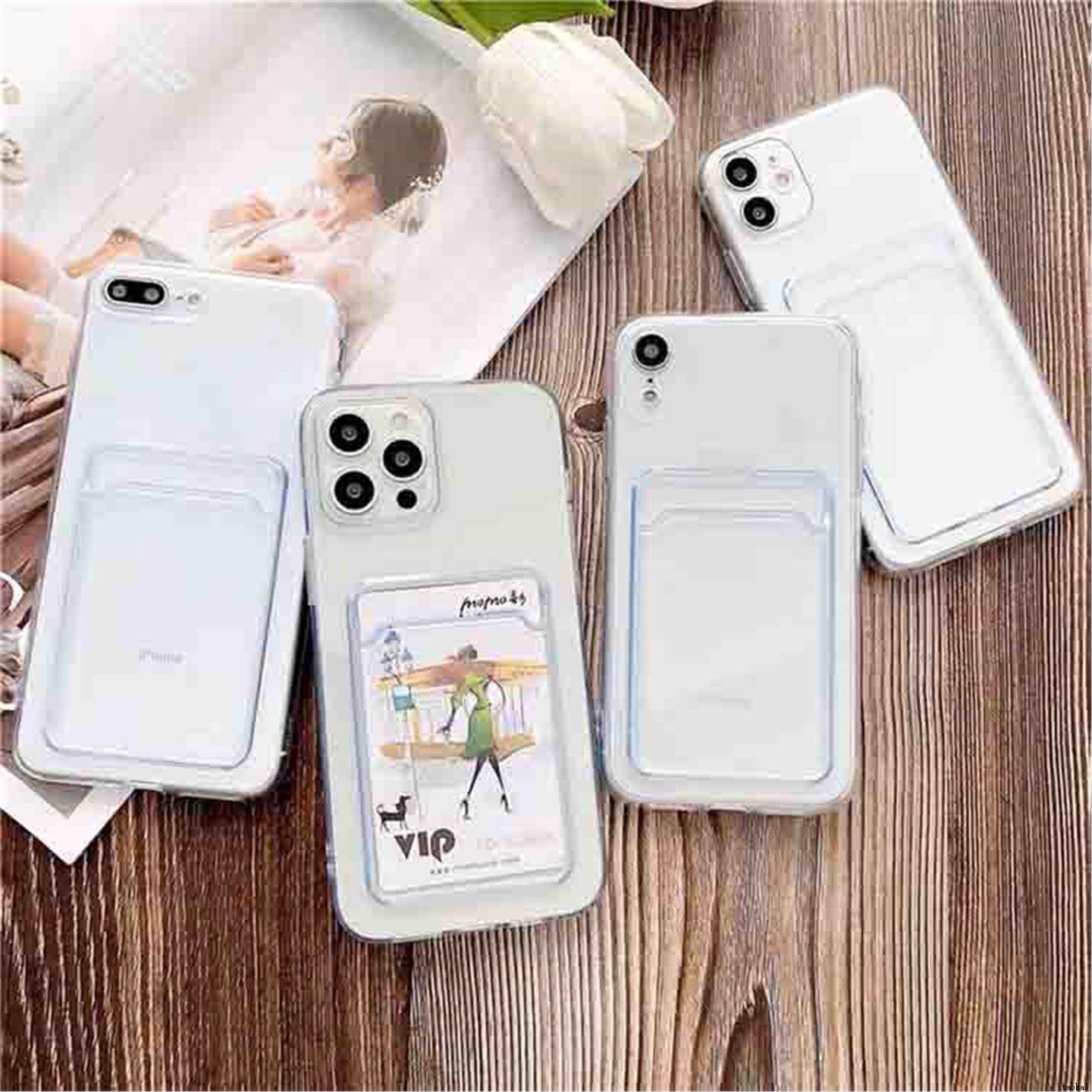 card slot case适用于iphone15/16promax clear case苹果11/12/13/14promax xsmax xr xs 16plus clear cover