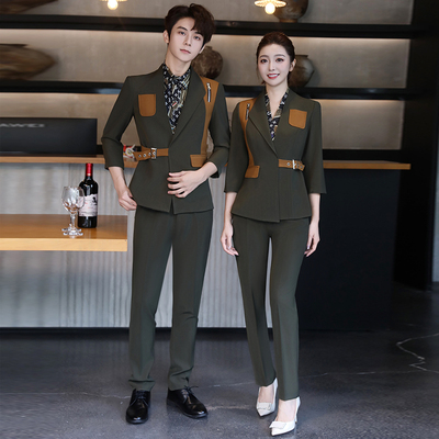 新KTV少爷公主时尚工衣酒吧夜场partyk秋冬男女西装服务员工作服