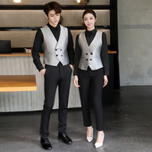 酒吧ktv男女服务员工作服台球厅partyk马甲套西餐厅网咖前台工装