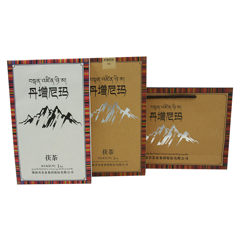 湘茶集团丹增尼玛全金花茯砖