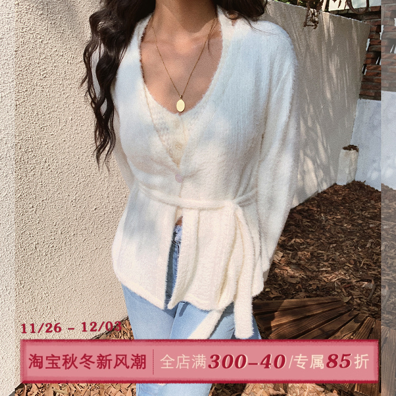 ITSNIKAR性感针织衫套装女秋