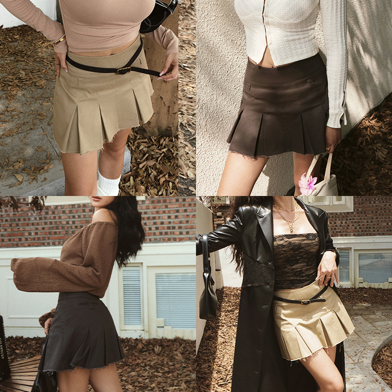 ITSNIKAR街头复古辣妹半裙