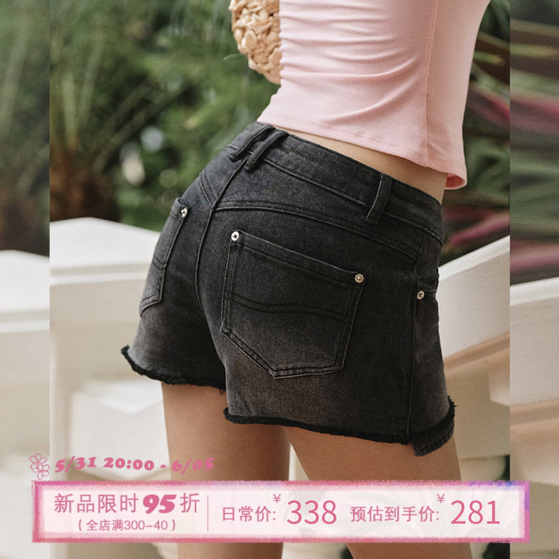 ITSNIKAR 5/31 20:00 欧美复古辣妹牛仔短裤女夏包臀性感热裤子
