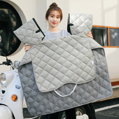 2025新款 通用双面防水摩托车电瓶车防寒防风罩 电动车挡风被冬四季