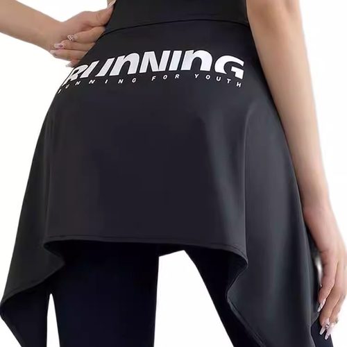 瑜伽遮挡裙跳舞瑜伽跑步速干裙