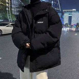 新款 潮流宽松ins潮牌面包棉服 羽绒棉衣男秋冬季 加厚棉袄外套韩版