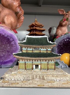 树脂工艺品韩国昌德宮仁政殿德寿宫建筑模型摆件创意旅游纪念品