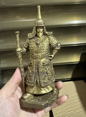 树脂世界名人李舜臣将军创意摆件