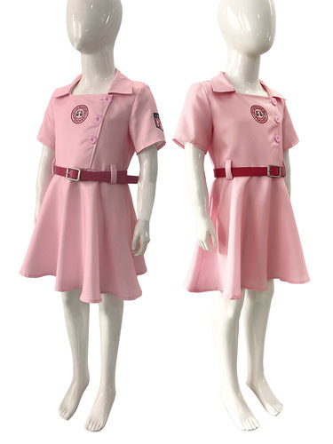 004女子棒球队服粉红联盟