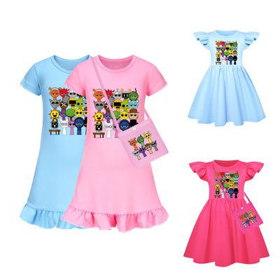 004居服睡裙女童飞飞连衣裙