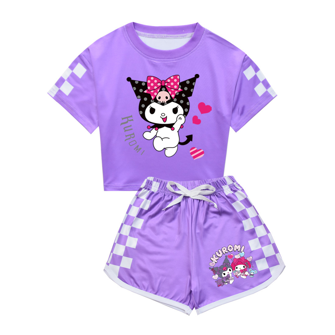 004短款运动套装家居服睡衣