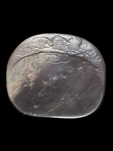 文房礼品精品肇庆端砚麻子坑砚台天然原石正宗手工砚台松鹤延年