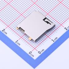 MR01A-01239 SD卡连接器 MICRO SD CARD PUSH 外焊型 带锁卡功能