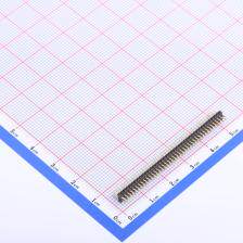 X1321WV-2x40J-C30D23 排针 1.27mm 2x40P 直插 方针