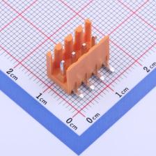KF2EDGJR-3.5-4P 插拔式接线端子 板端/插座-开口 3.5mm 排数:1