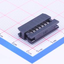 I-1012214P-B000 IDC连接器(牛角/简牛) 2mm 每排P数:7 排数:2 两