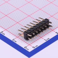 X6521WV-2x08H-C30D60 排针 2.54mm 2x8P 直插 方针 镀金足1U