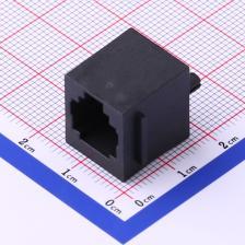 RC02209 以太网连接器(RJ45 RJ11) RJ45 直插 不带LED