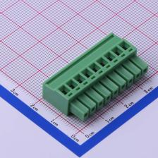 KF2EDGKB-3.81-9P 插拔式接线端子 插头 3.81mm 排数:1 每排P数:9