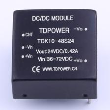 TDK10-48S24 电源模块 Vin=36V~72V Vout=24V 420mA