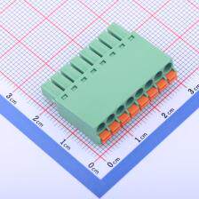 DB2EKN-3.5-8P-GN 插拔式接线端子 插头 3.5mm 排数:1 每排P数:8