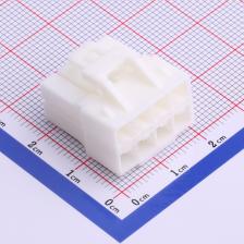 HX45004-8P 压线端子胶壳 4.5mm 2x4P 公胶壳 白色