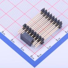 1125-2208G0M303CP02 排针 2.54mm 2x8P 立贴 方针