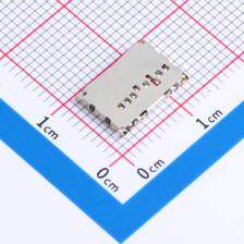 TF-128-ARP9 SD卡连接器 拔插式 MicroSD卡(TF卡) 卡座 8+1Pin 带