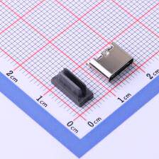 YTC-TC8-568A USB连接器 Type C 母座 8P 立式 贴片 H=6.8 带升级