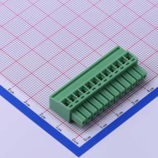 KF2EDGKB-3.5-12P 插拔式接线端子 插头 3.5mm 排数:1 每排P数:12