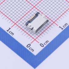 920-D62A2021S10105 USB连接器 Micro-B 母座 卧贴 无卷边有柱LCP
