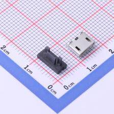 YTC-MC-5AC50 USB连接器 Micro 5P 立式 帖片 直边 H=5.0 TPS