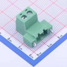 KF2EDGRKM-5.08-2P 插拔式接线端子 插头 5.08mm 排数:1 每排P数: